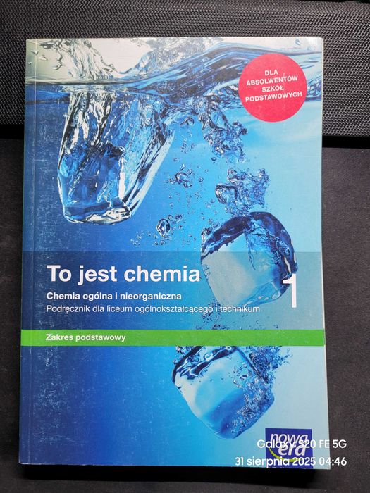 Podręcznik/ To jest chemia 1, zakres podstawowy - Nowa Era