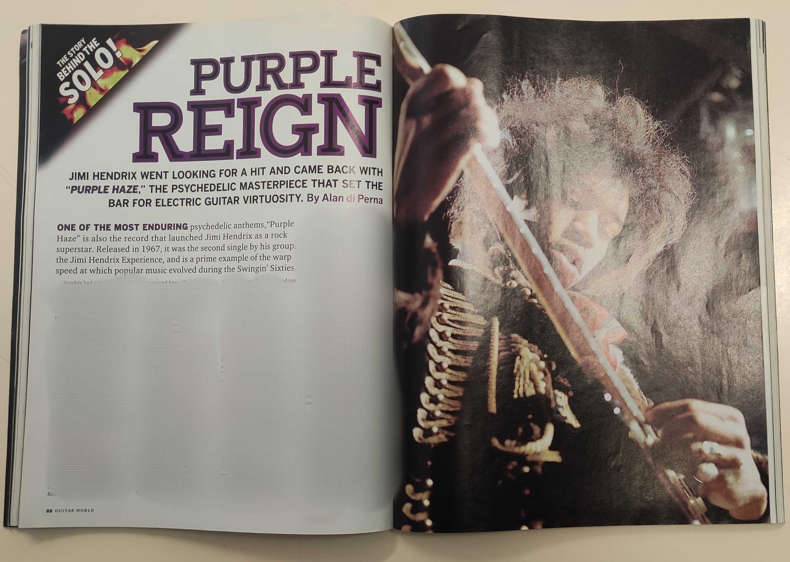 Revista Guitar World, Abril 2006 - Joe Satriani