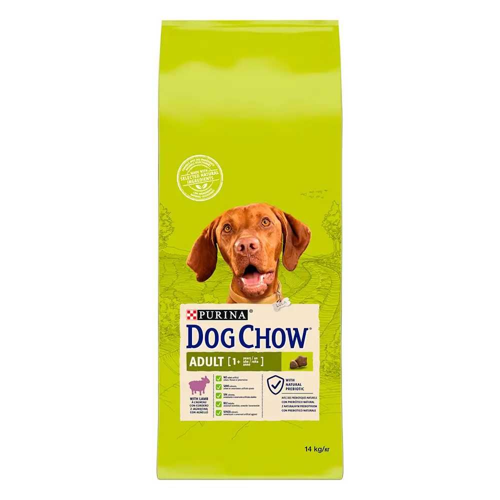 Сухой корм для взрослых собак всех пород Dog Chow Adult Lamb 14 кг