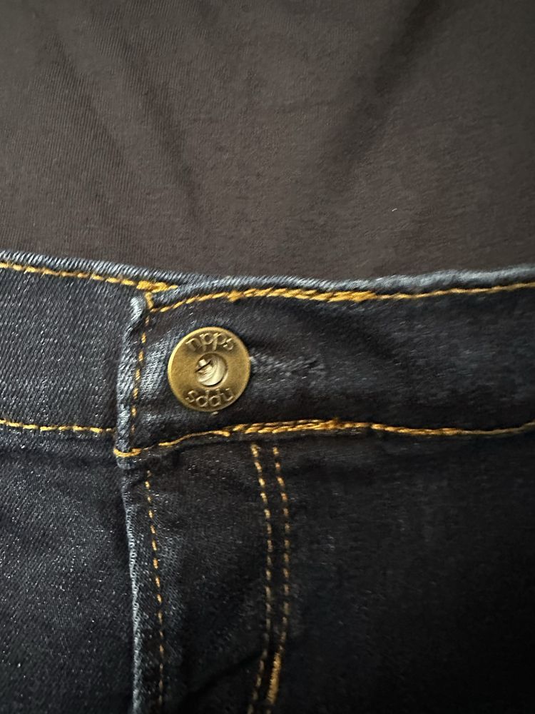 Nowe Spodnie dżinsowe granatowe ciążowe rozmiar W 42 L 32