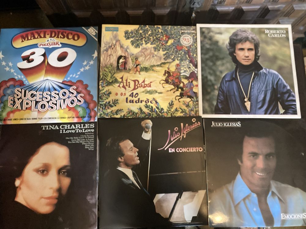 Vinis singles e LP