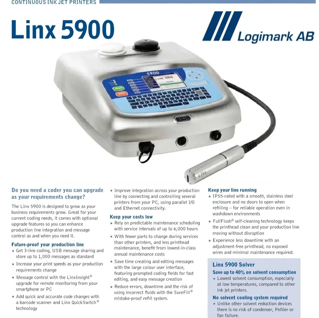 Набір фільтрів для маркувальника Linx 5900