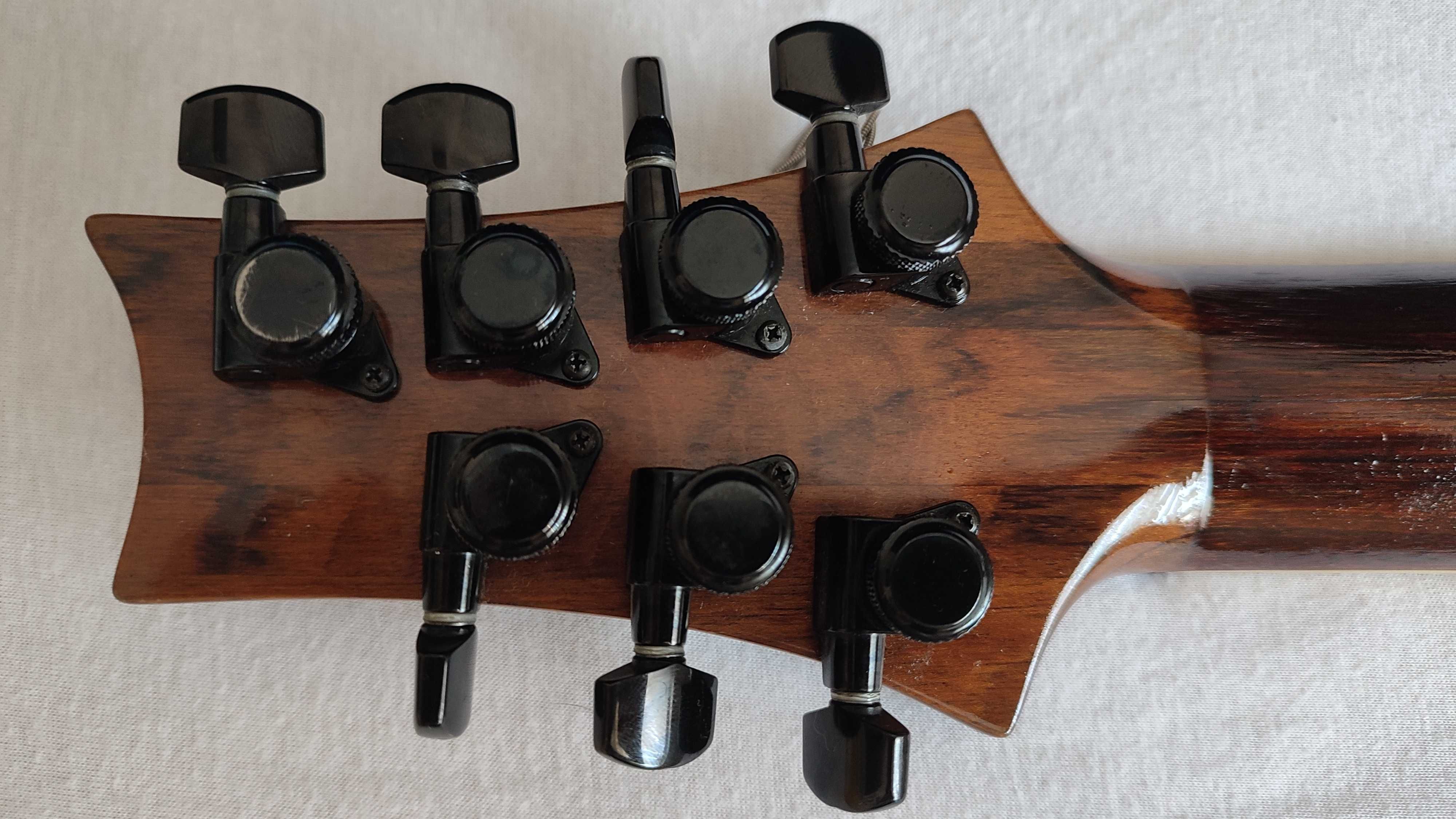 PAS Guitars 7 strun baryton 27 gitara lutnicza BKP Aftermath 2008 rok