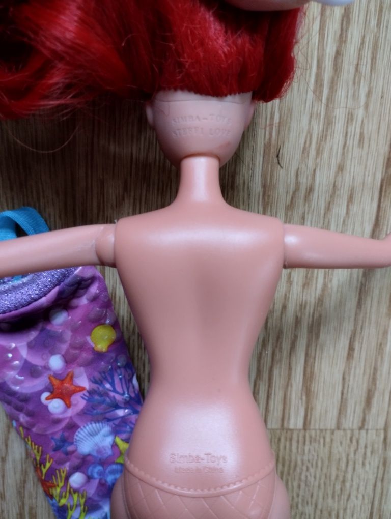 Lalka Barbie Simba Toys Arielka ogony sumie ja 2w1 zginająca nogi