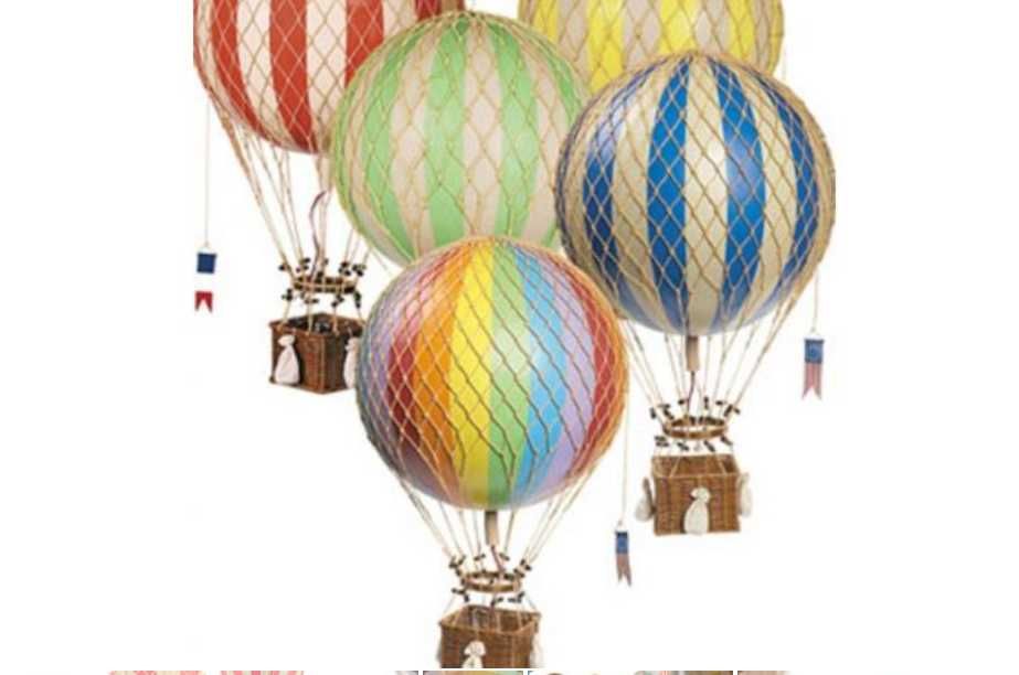 Balon z koszem dekoracyjny NOWY