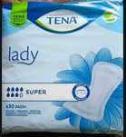 Wkładki chłonne tena lady super 30szt.