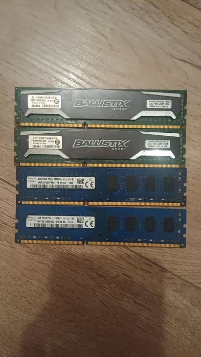 RAMY DDR3 4x4GB 1600MHz