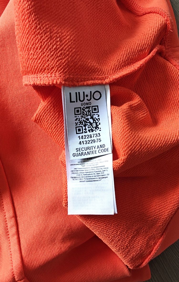 Nowa bluza męska LIU JO Jeans rozmiar XL wymiary