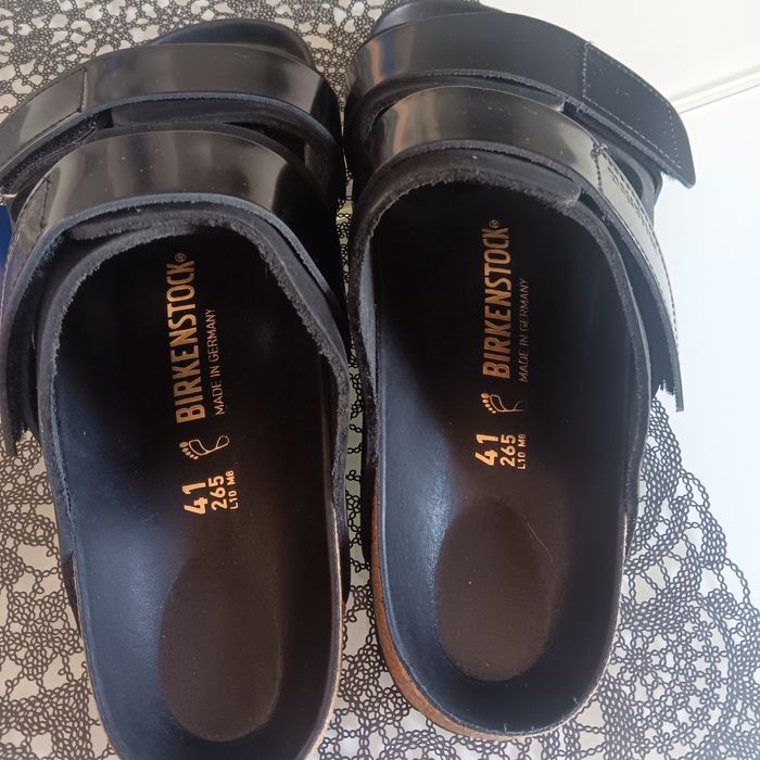 Klapki BIRKENSTOCK Birkenstock Uji Nubuck Leather orginal roz.41
