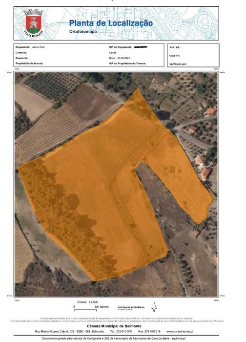 Quinta em terreno rústico 5 ha Belmonte Gare