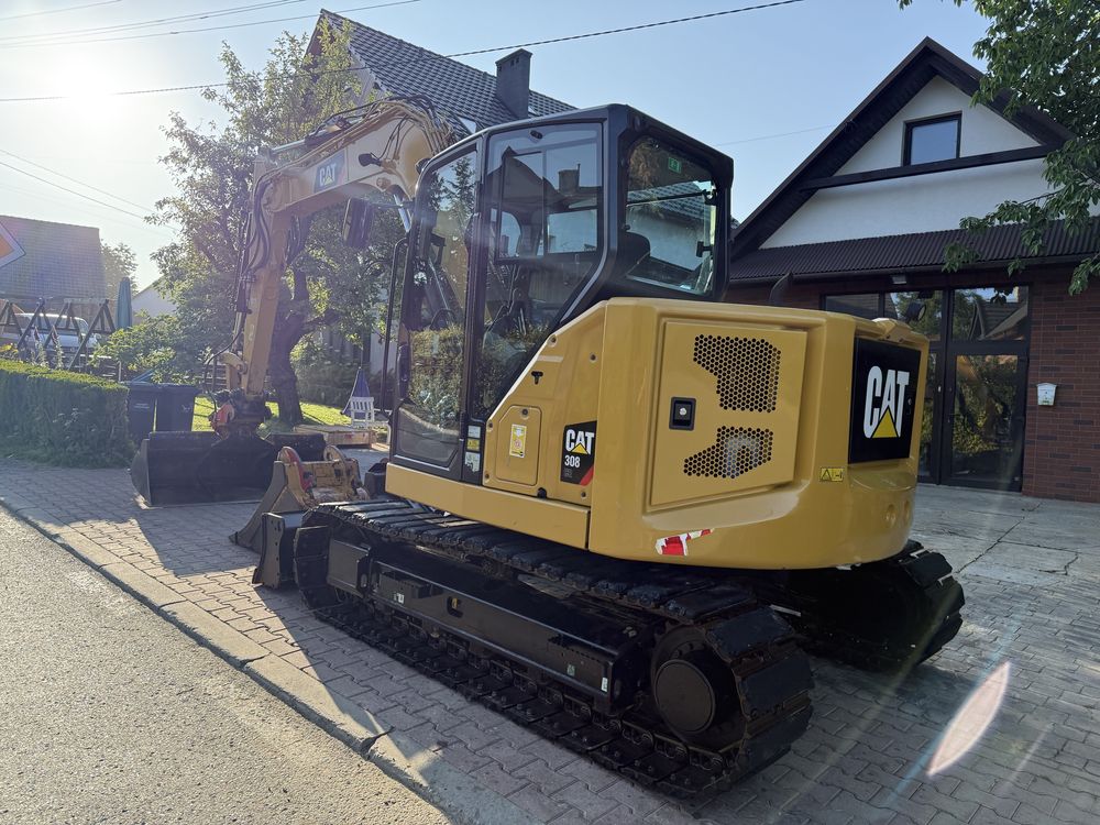 Minikoparka Caterpillar CAT 308 CR 07A z Niemiec 8ton 2700mth