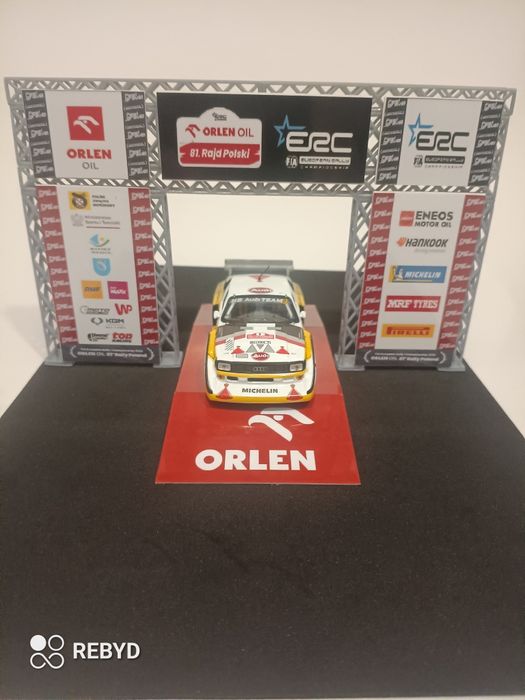 Brama z rajdu Polski Mikołajki 2025 w skali 1:43