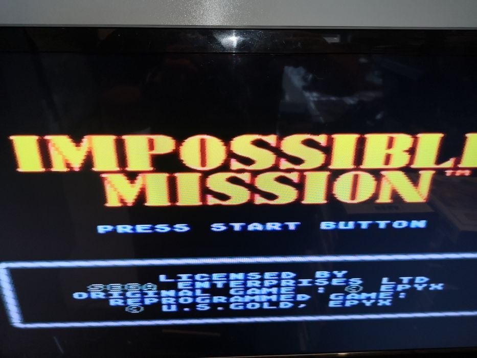Impossible Mission SEGA MASTER SYSTEM gra (komplet)