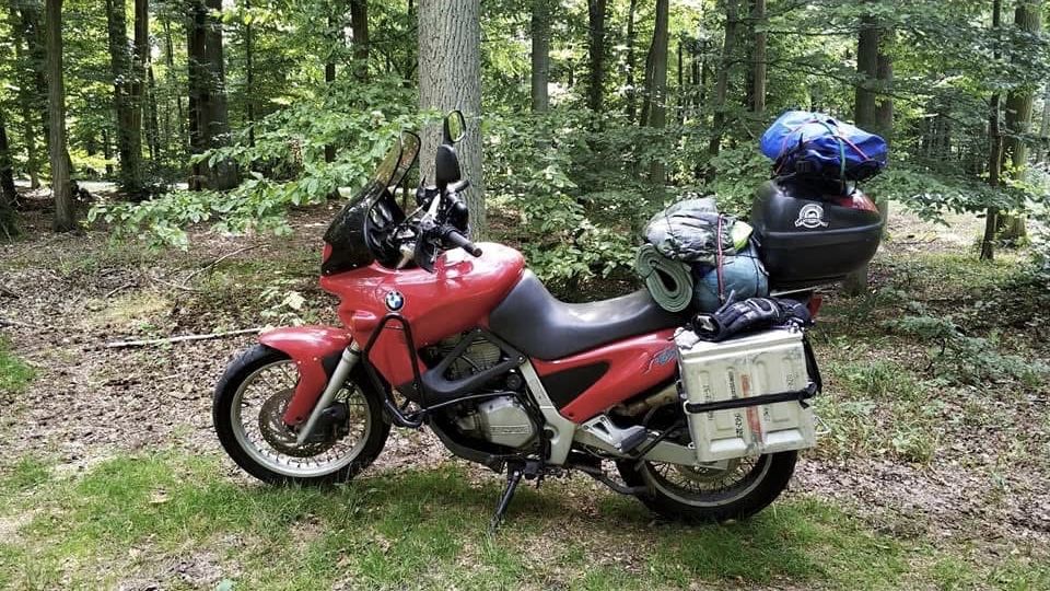 BMW f650 na A2 * 35kW * gmole, kufer, podgrzewane manetki * 1995 *