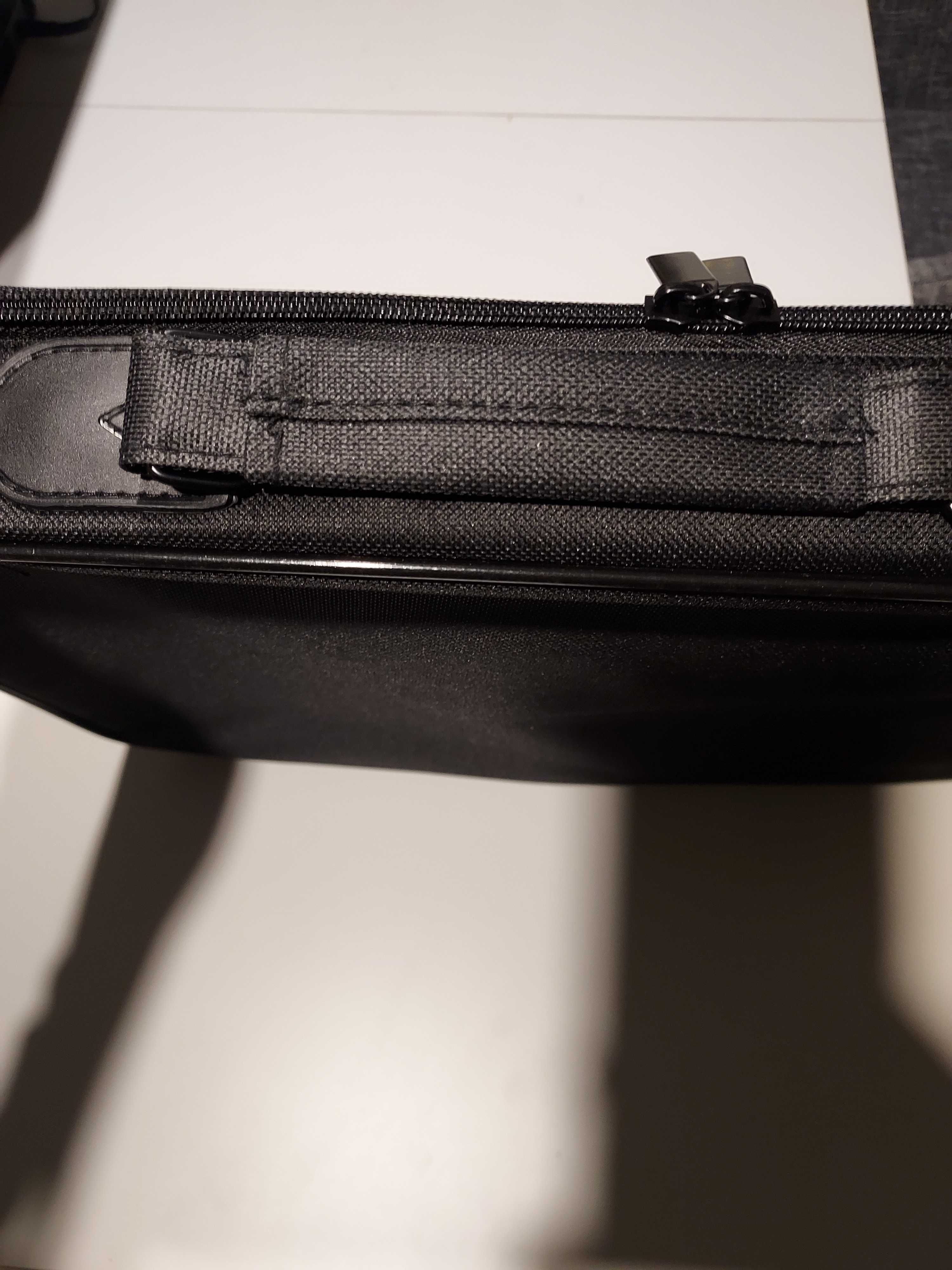 Czarna elegancka torba, laptop, notebook, 15,6 cali