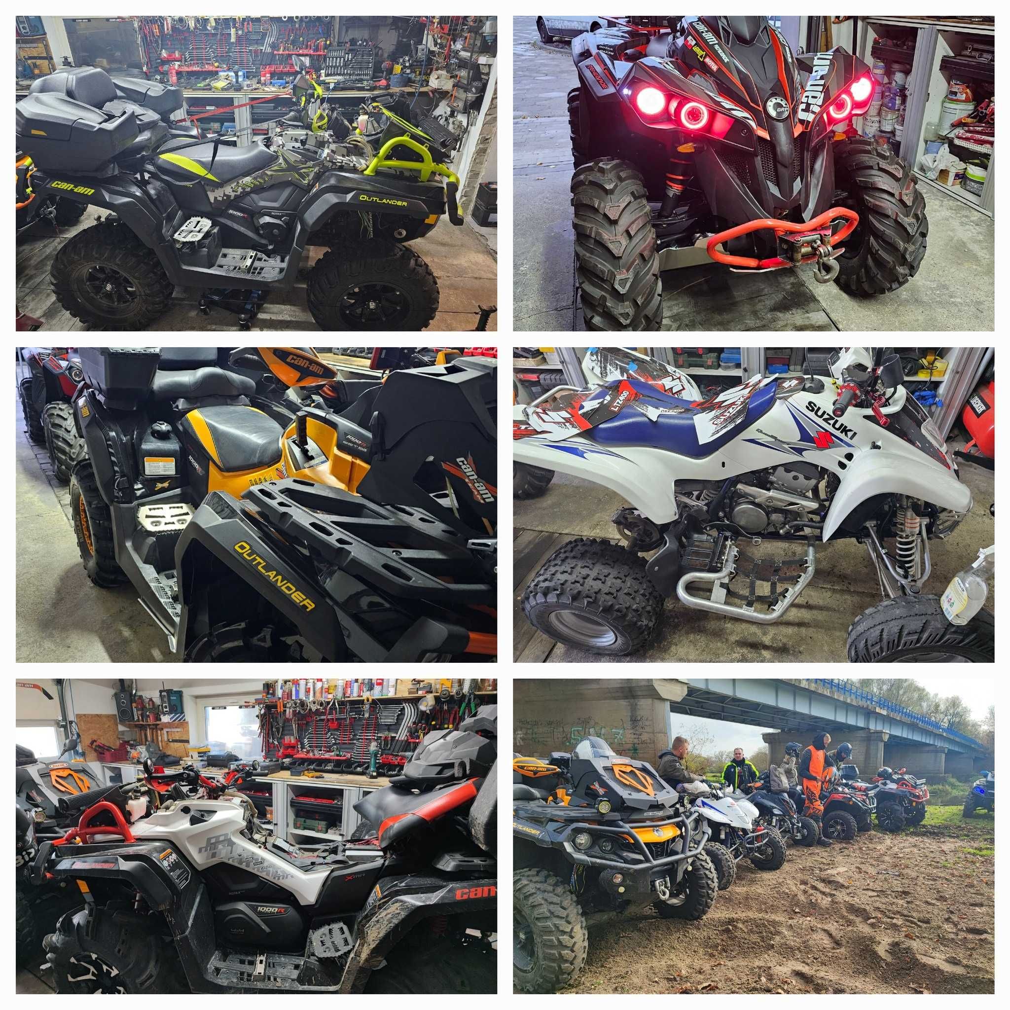 Serwis-Naprawa Quadów ATV UTV,Diagnostyka kom.-CAN-AM, YAMAHA,CF MOTO