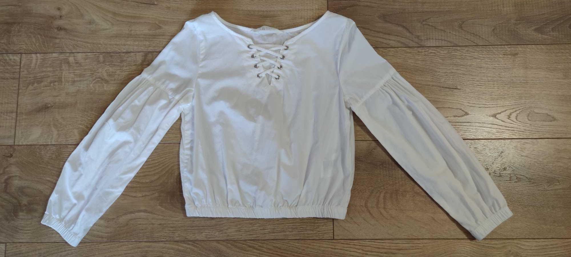 Jak nowa H&M 140 elegancka koszula bluzka dla dziewczynki szkoła