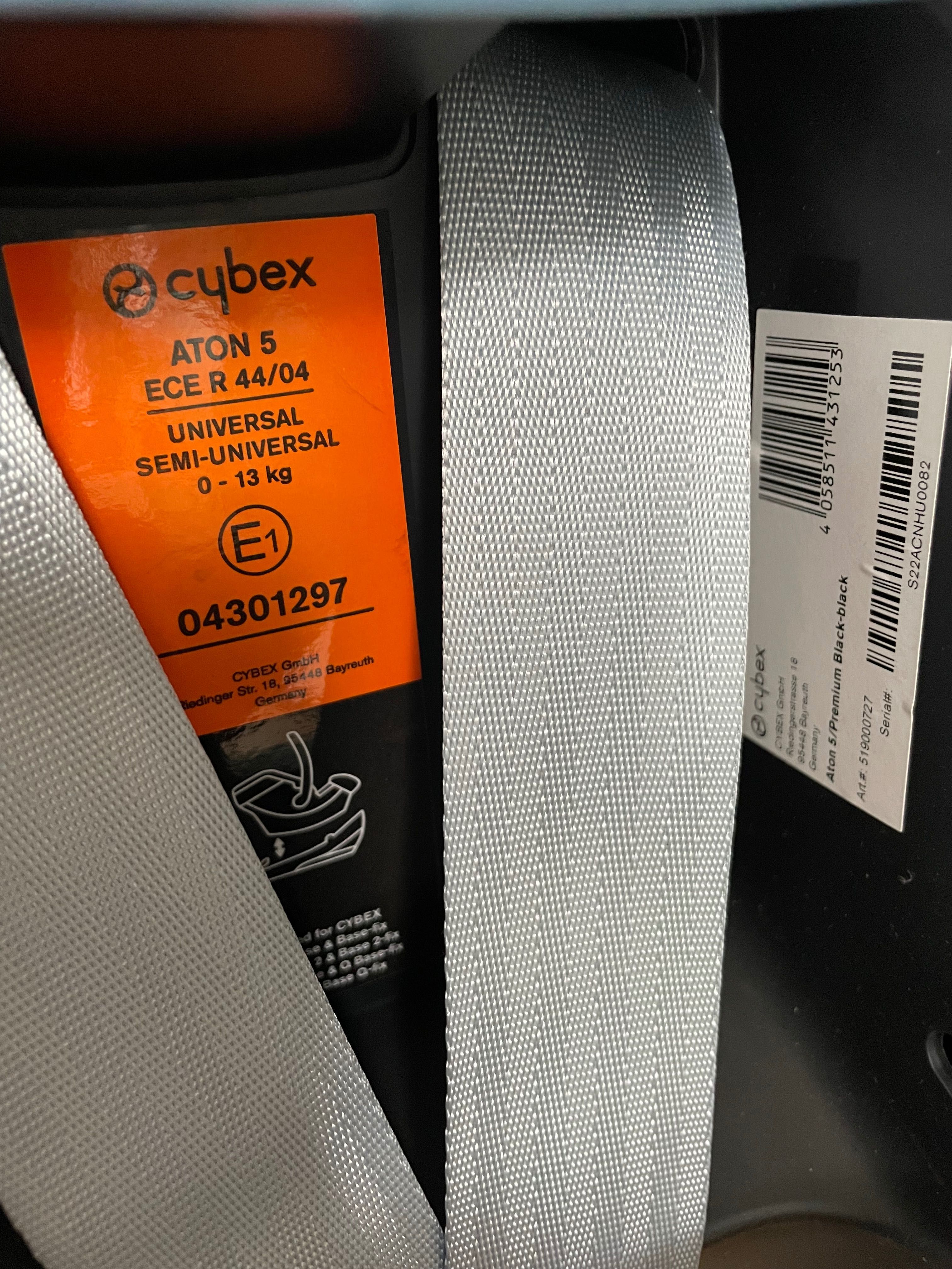Fotelik nosidełko CYBEX ATON 5 0-13kg