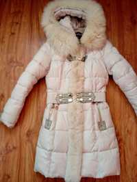 Продам зимнюю куртку размер С мех кролик