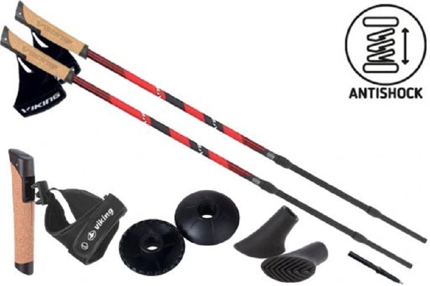 Nowe Kijki VIKING KUBE PRO Nordic Walking 66-135cm W-wa Ursynów