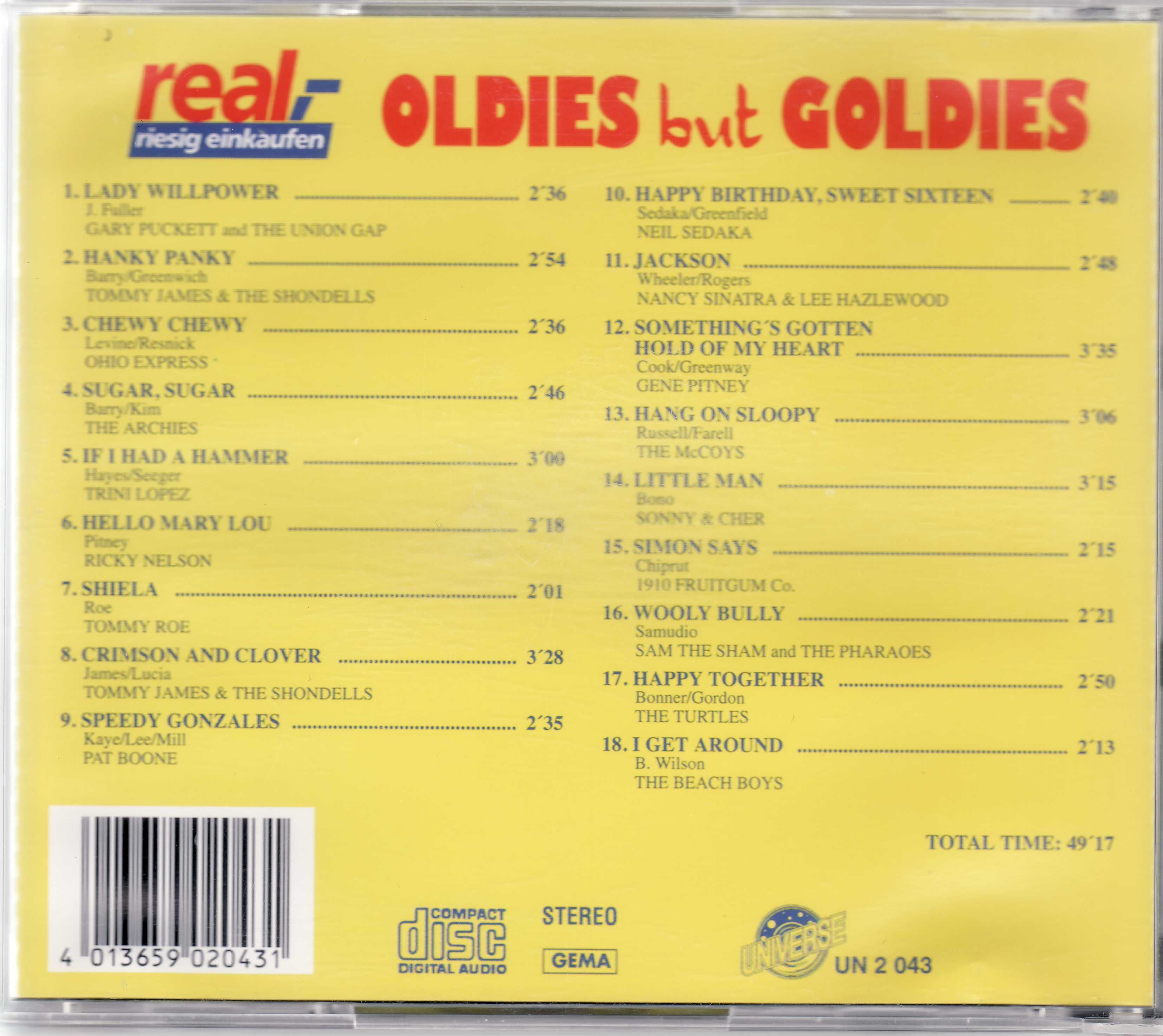 Real,- Riesig Einkaufen - Oldies But Goldies. Фірмові CD фирменные