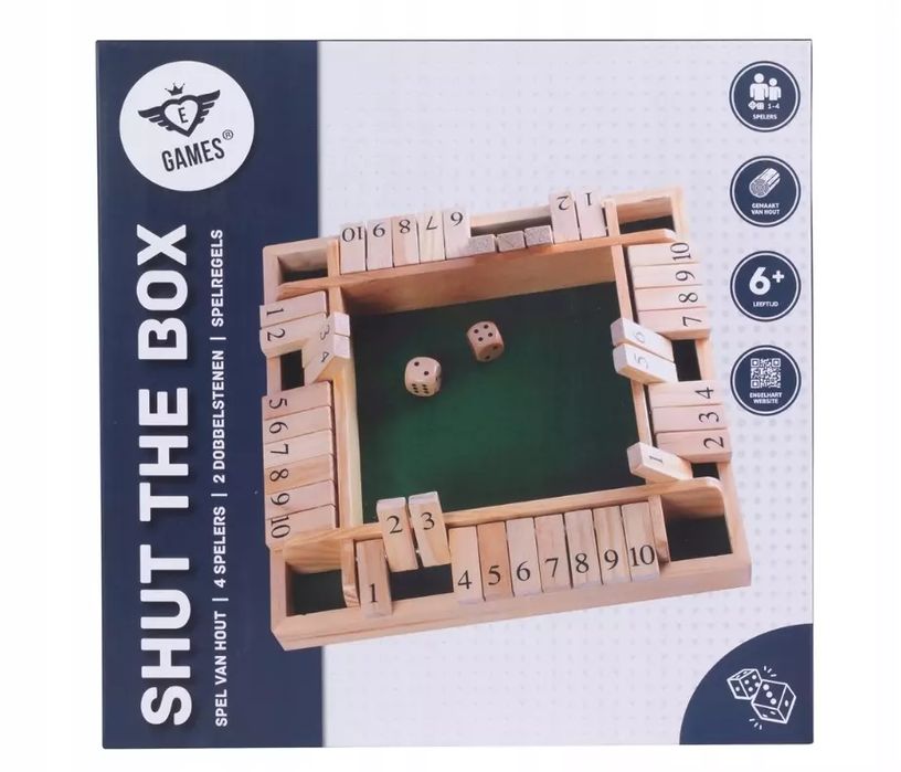 Gra planszowa Shut the box Quint. QUINT. Nowy Produkt