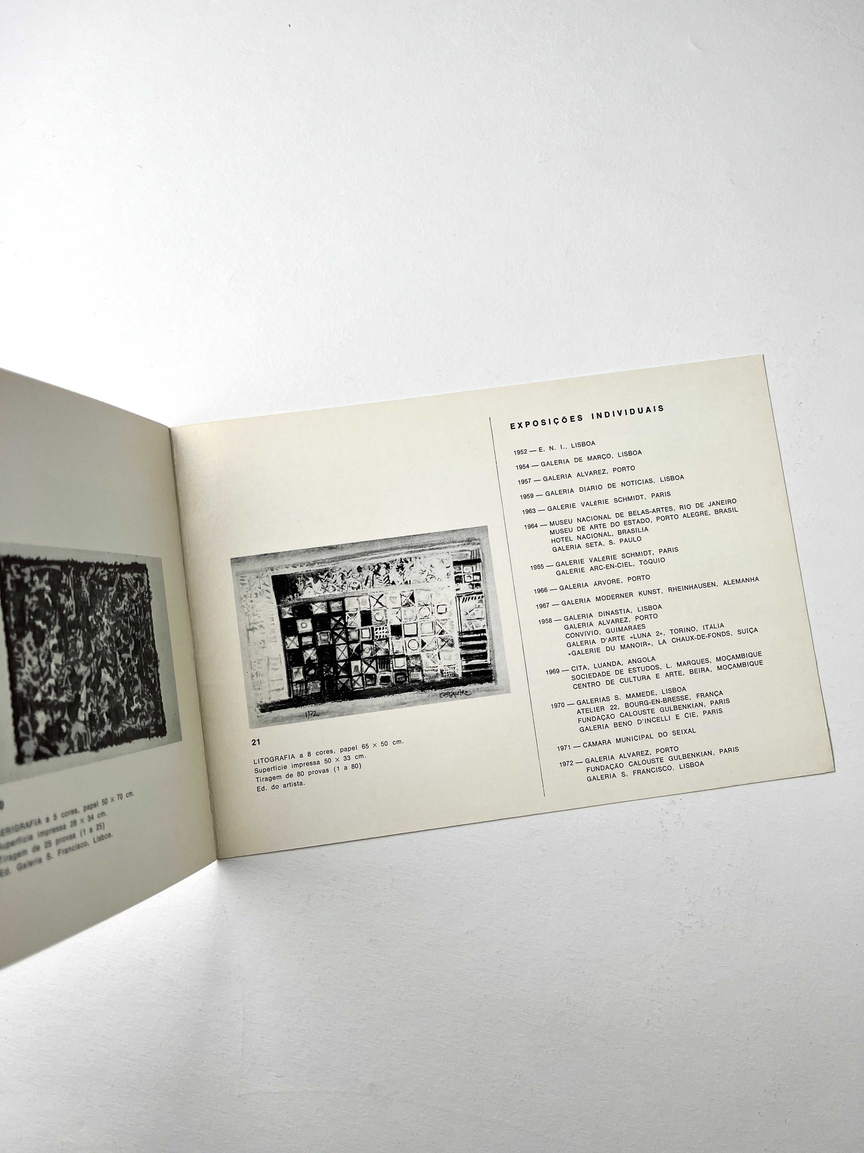 Manuel Cargaleiro Retrospectiva Galeria de São Francisco 1972