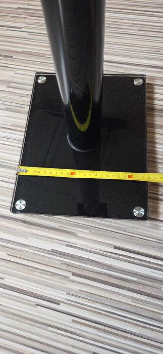 Podstawki 2 szt. pod kolumny 73 cm czarne SUPER STAN