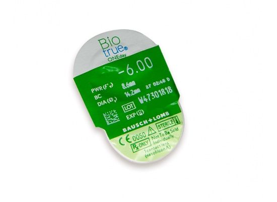 Одноденні лінзи BioTrue (Bausch+Lomb)