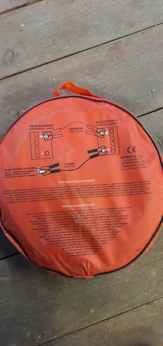 Kable rozruchowe 1500A 6m 50mm2
