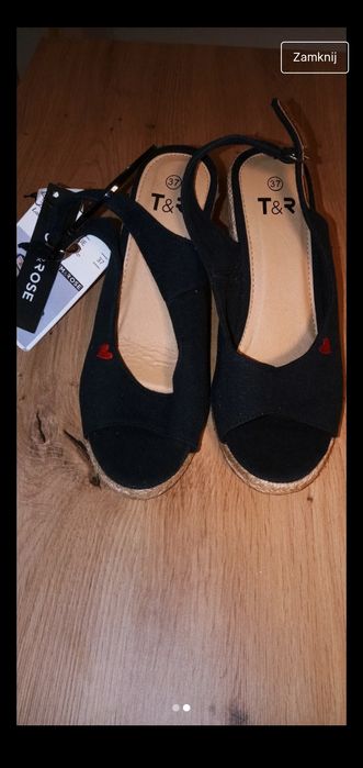 Sandały espadryle r 37