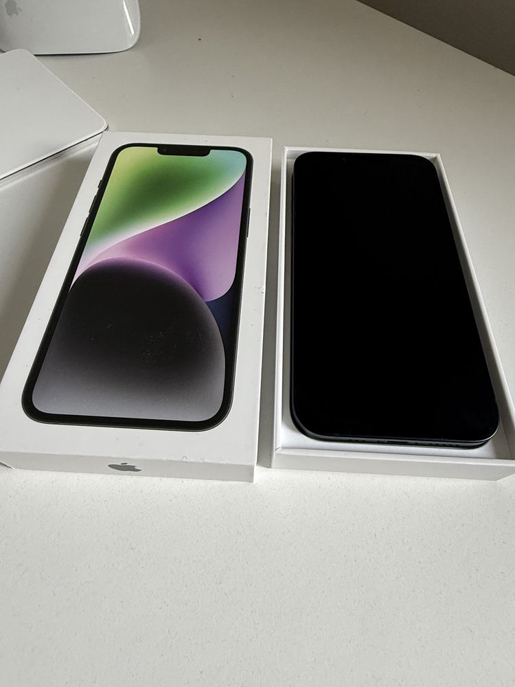 iPhone 14 128gb Midnight Stan Idealny Bateria 100%
