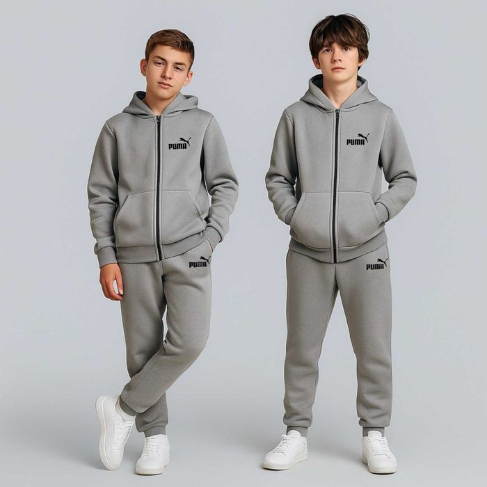 Теплий Костюм на флісі для хлопчика 146-164 см Найк Пума Туреччина