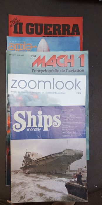 Lote de revistas sobre armas