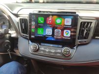 Магнитола Toyota RAV 4 2012-2018 QLED экран, мощная 8 ядер +CarPlay 4G