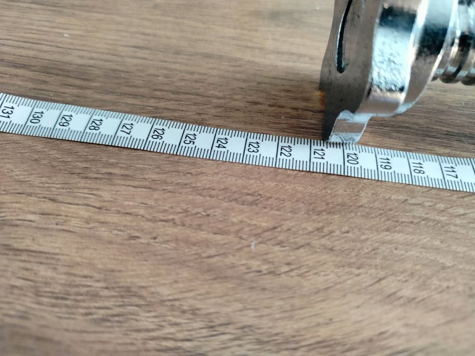 Sztanga lekko łamana pełna 120cm