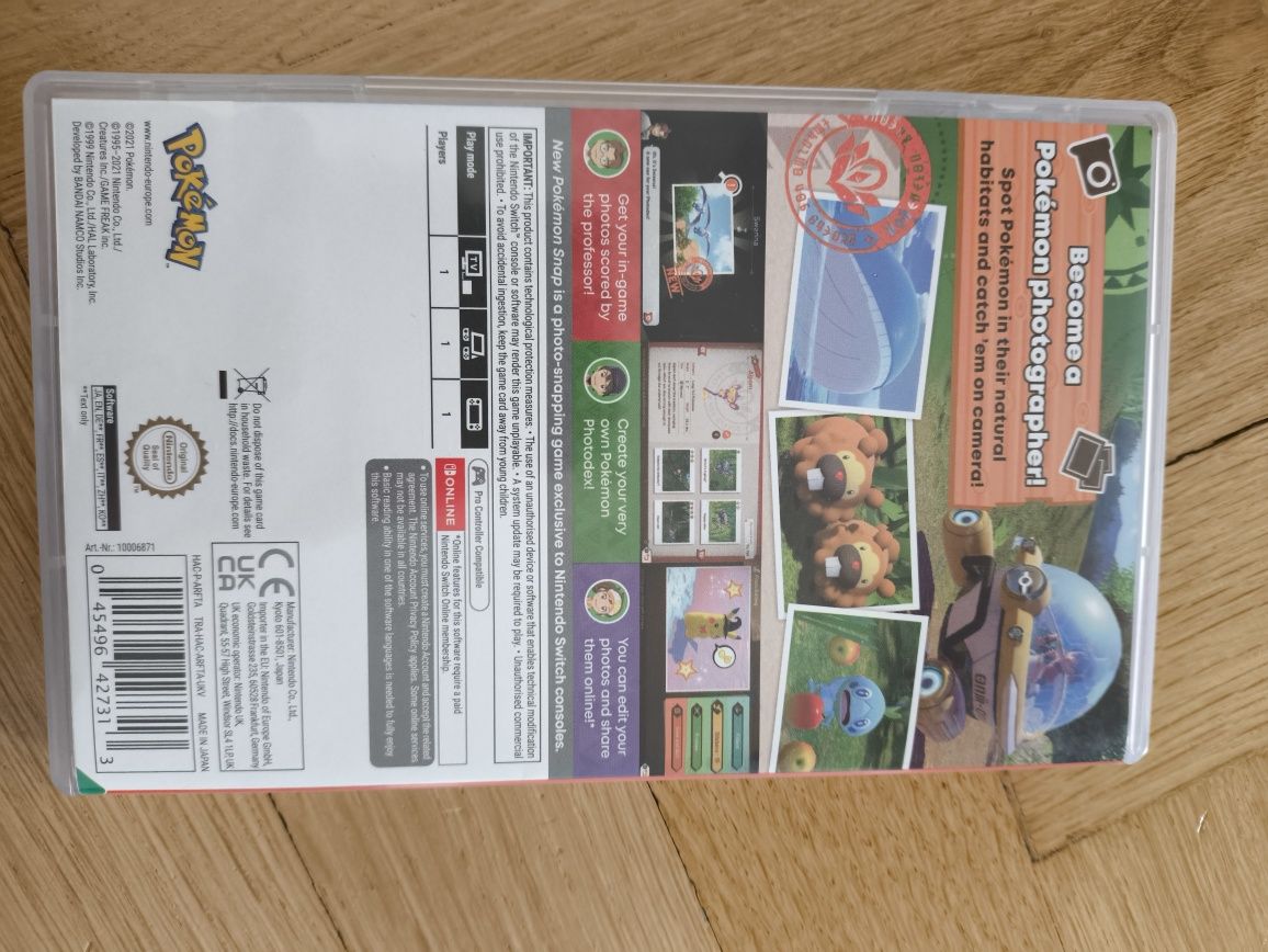 Pokemon Snap gra na nintendo switch