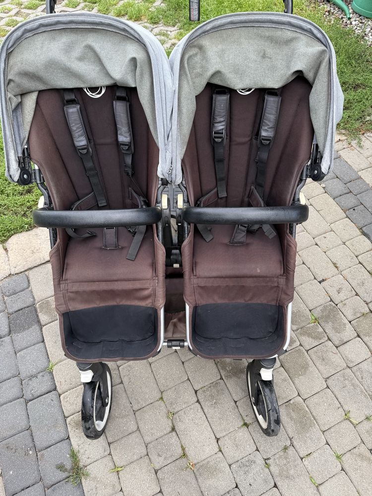 Bugaboo donkey wozek blizniaczy podwójny 2w1