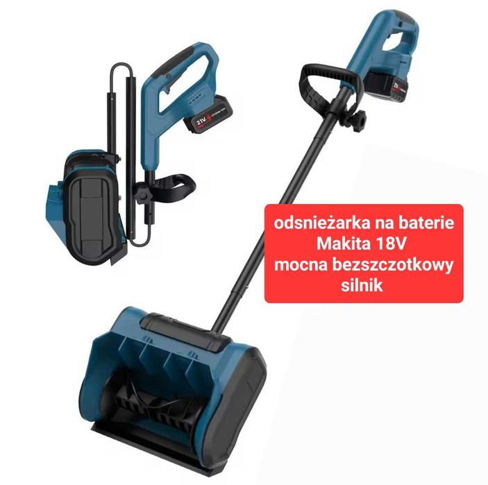 Odśnieżarka na baterie Makita 18V bezszczotkowy mocny silnik