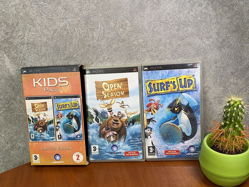 Продам набір Дисків для PSP в Ідеальному стані Kids Pack