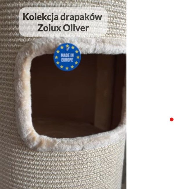 Zolux Drapak Dla Kota Beczka Wieża Z Sizalu Oliver Szary 115Cm XXL