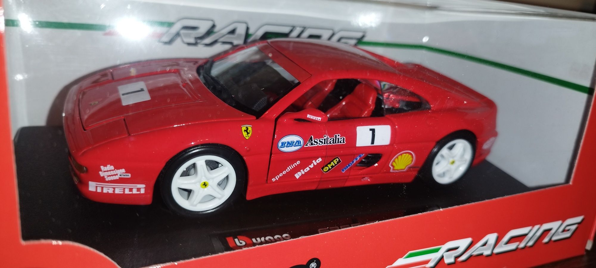 Bburago Racing Ferrari F355 Challenge Red, skala 1:24 Burago.