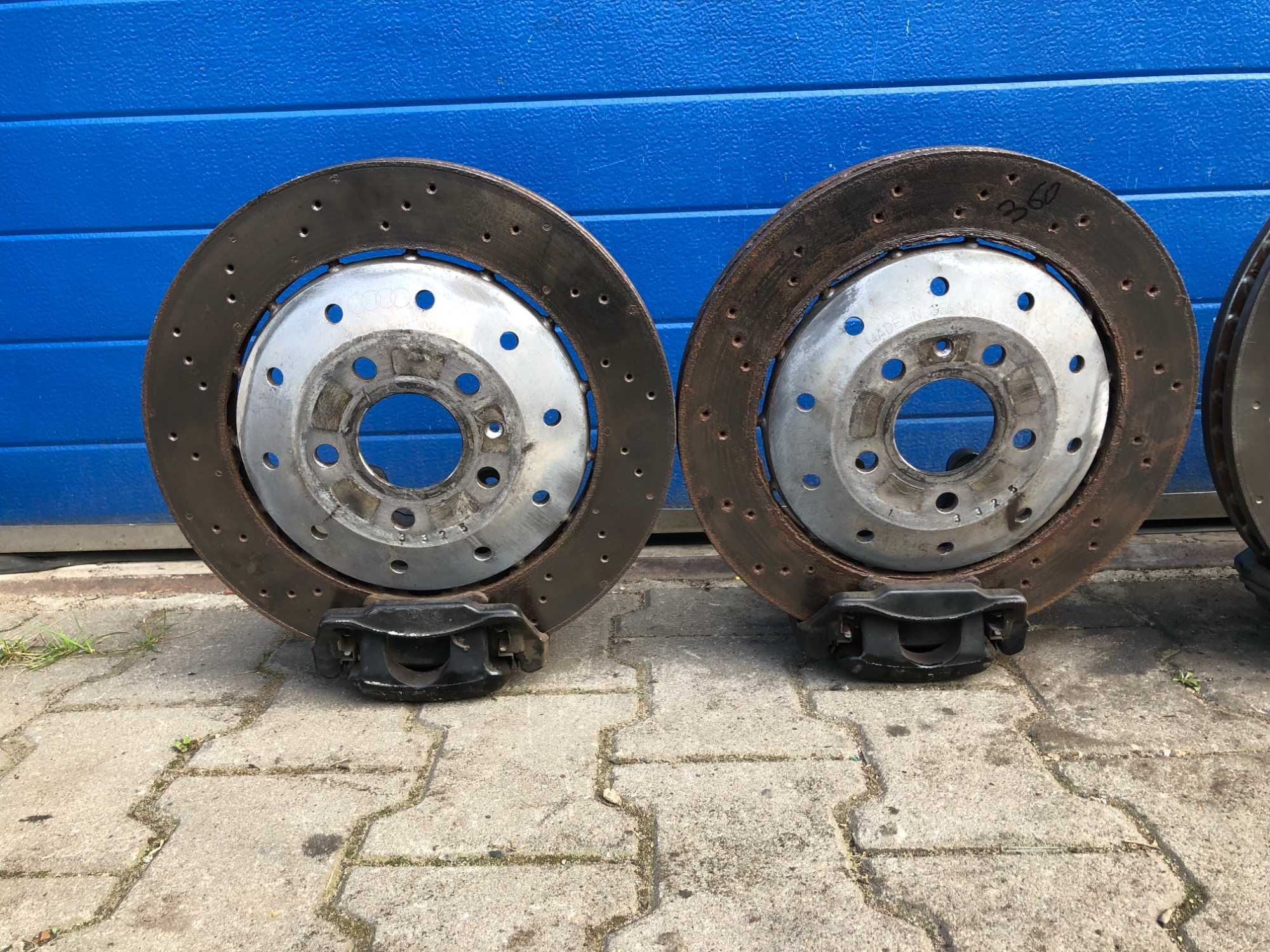 HAMULCE Zaciski TARCZE Przod Tyl AUDI RS6 C6 390mm