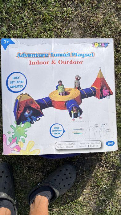 Namiot tunele plac zabaw