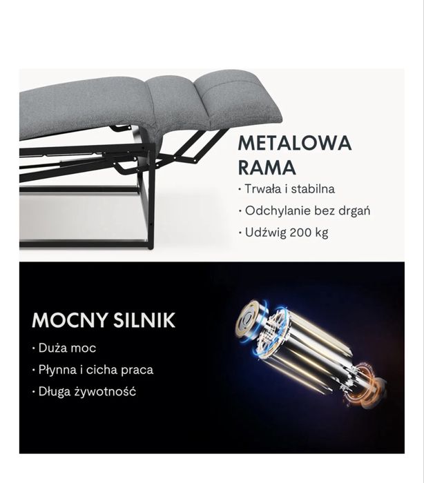 Fotel elektryczny z pilotem