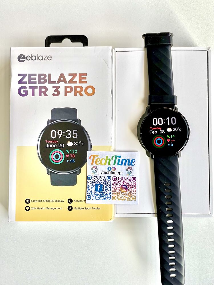 [NOVO] Smartwatch Zeblaze GTR 3 Pro (Preto)