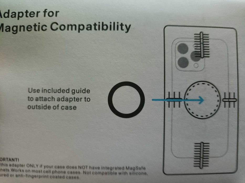 Indukcyjna Ładowarka Przypominająca Obręcz 3-w-1 Srebrne