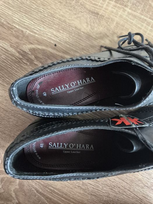 Damskie skórzane mokasyny Sally O'Hara, r. 40/41