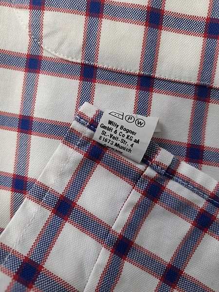 Bogner Elegancka koszula męska w kratę 39
