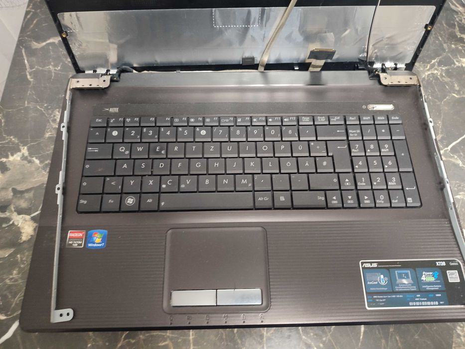 Розбір ноутбуків ASUS X73B + ASUS X72D + ASUS X70A